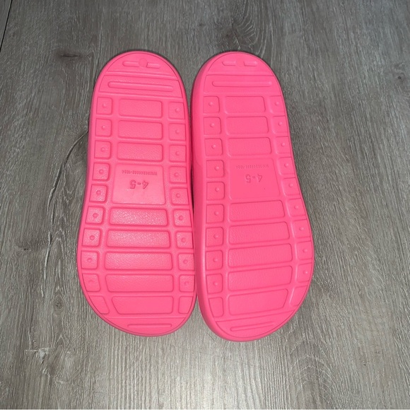 Kids New With Tags Wonder Nation Pink Sandals Double Strap - Picture 4 of 4